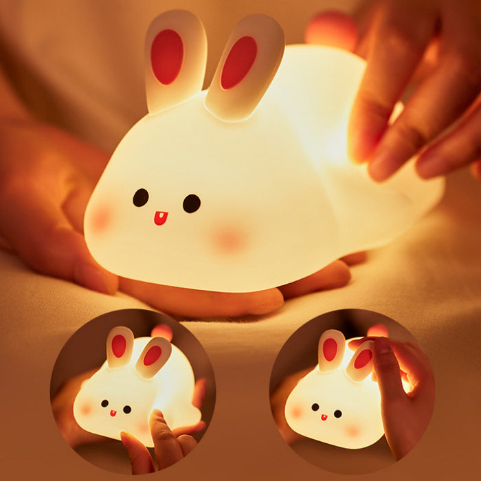 Bunny Glow: Touch LED Night Light for Kids