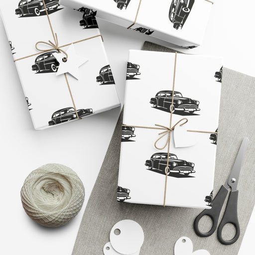 Peekaboo Classic Car Exquisite USA-Made Gift Wrap Paper