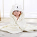 80x80 Cozy Cotton Fleece Newborn Wrap Blanket for Infants 0-12 Months - All-Season Absorbent Bath Towel in White, Pink, Blue, Gray