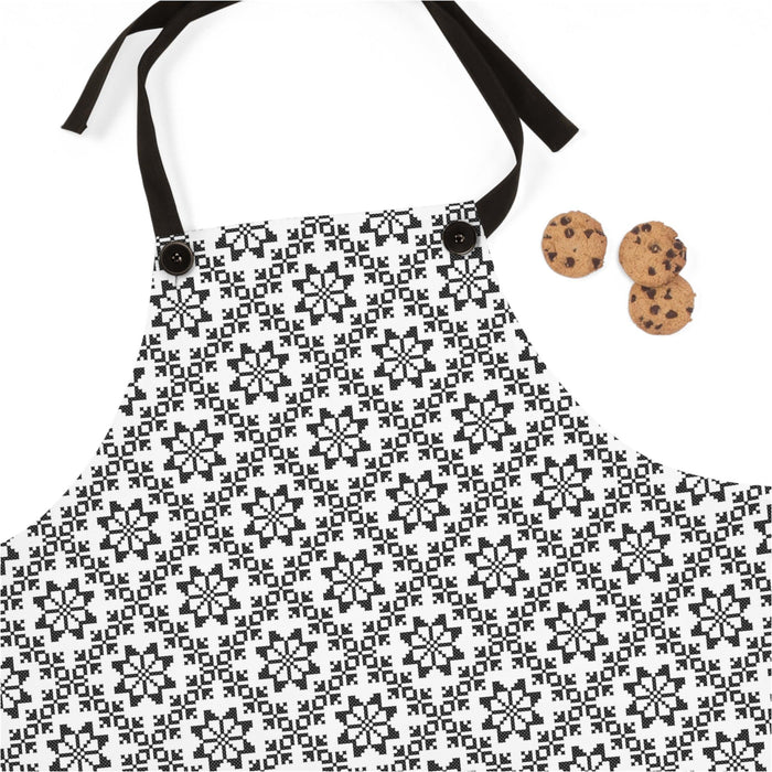 Elite Christmas Winter Twill Lightweight Apron for Culinary Enthusiasts
