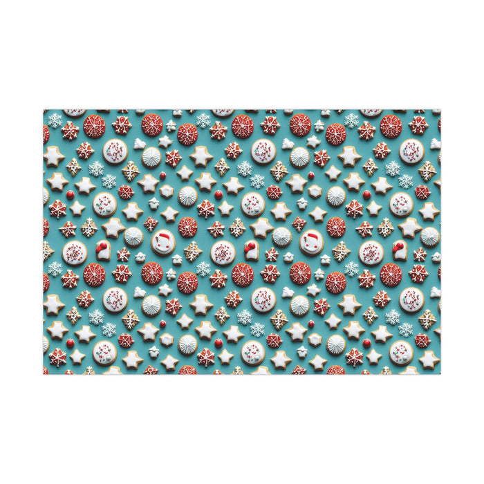 Elite 3D Christmas Gift Wrap Set - Customizable Luxury Wrapping Paper with Dual Finishes