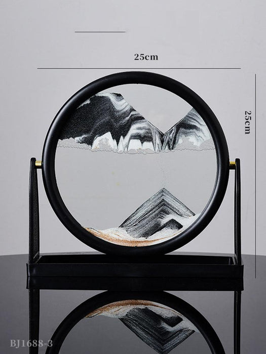 Mesmerizing 3D Glass Quicksand Art for a Tranquil Environment