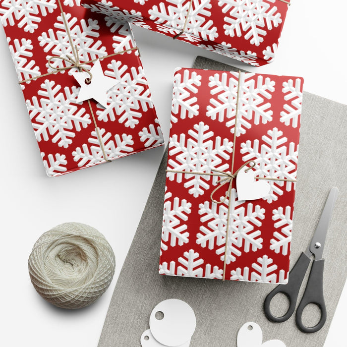 Elegant Christmas 3D Wrapping Paper Set - Luxurious USA-Made Gift Wrap with Sophisticated Touches