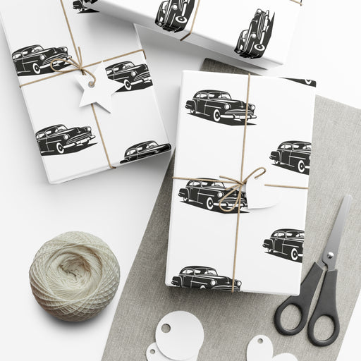 Peekaboo Classic Car Exquisite USA-Made Gift Wrap Paper