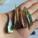 Enchanting Green Bismuth Pyramid: A Natural Treasure of Radiance