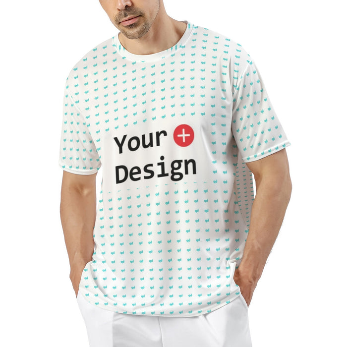 Customized Your Own Birdseye Cloth Crew Neck T-shirt