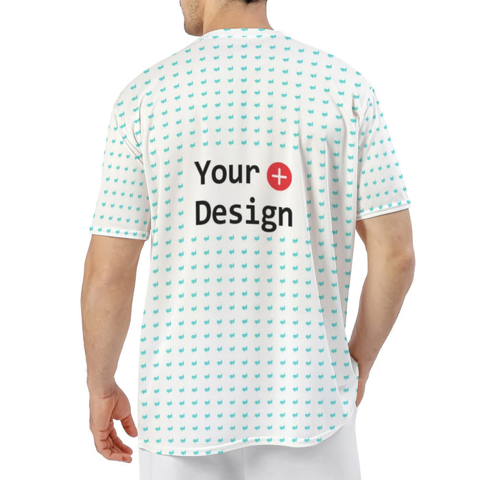 Customized Your Own Birdseye Cloth Crew Neck T-shirt