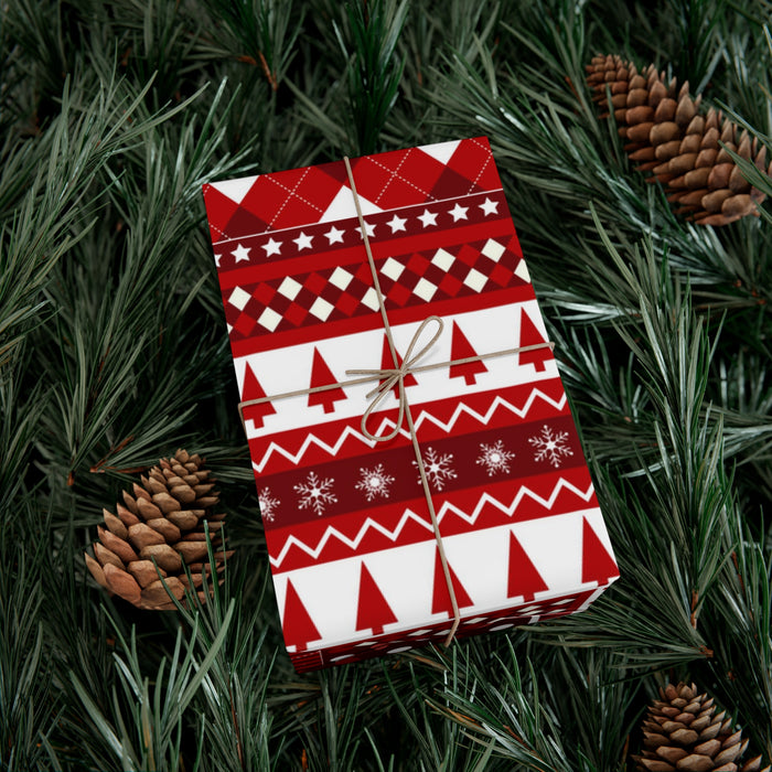 Elegant USA-Made Maison d'Elite Christmas Gift Wrap - Customizable Matte & Satin Finishes