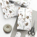 Opulent USA-Crafted Christmas Gift Wrap Set: Elegant Matte & Satin Choices