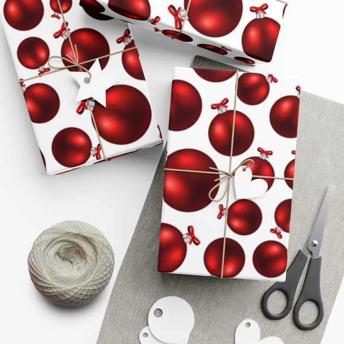 Luxurious 3D Christmas Wrapping Paper: Customizable Matte & Satin Finish