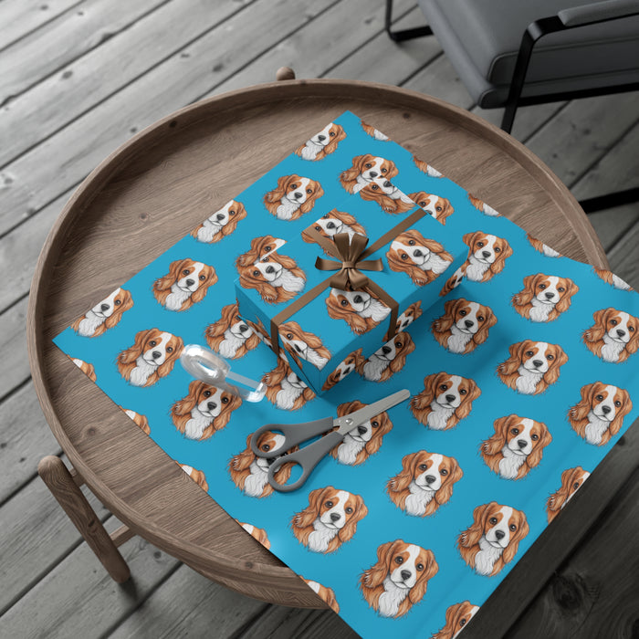 Customizable Puppy Love Luxury Wrap Paper: Elevate Your Gift-Giving Experience