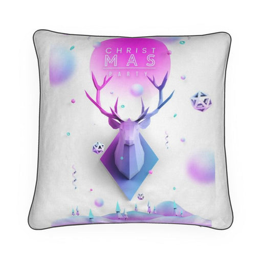 Luxury Cushion with Christmas Deer head