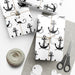 Elevate Your Gift-Giving with Handcrafted Anchor Wrap Paper from the USA