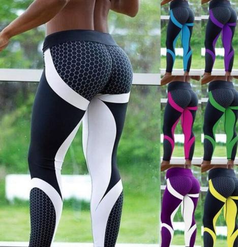 Seamless Push-Up Yoga Leggings for Women - Stylish Fitness Tights for Gym and Running