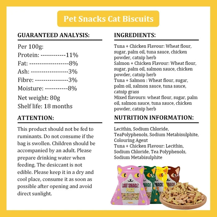 Cat Snack Pack - 80g