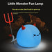 Monster Small Night Lamp Rechargeable Halloween Atmosphere Silicone Pat Lamp