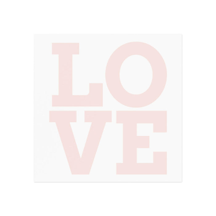 Customizable LOVE Square Magnet - Stylish Personalization for Every Space