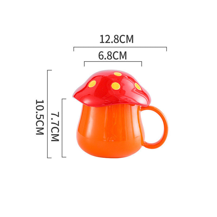 Creative Mushroom Ceramic Cup Student Lovers Cup