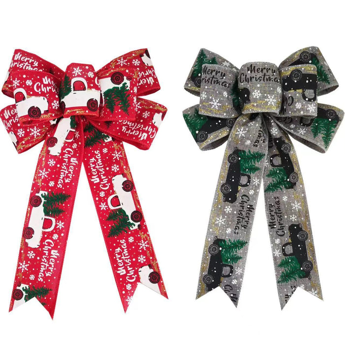 Festive Elegance Christmas Ribbon Bow Kit: Enhance Your Holiday Decorating