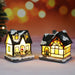 Christmas Decorations Micro Landscape Resin House