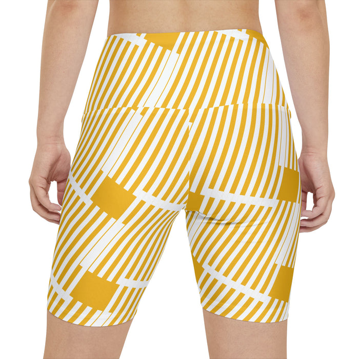 Sunlight Geometric Women's Workout Shorts