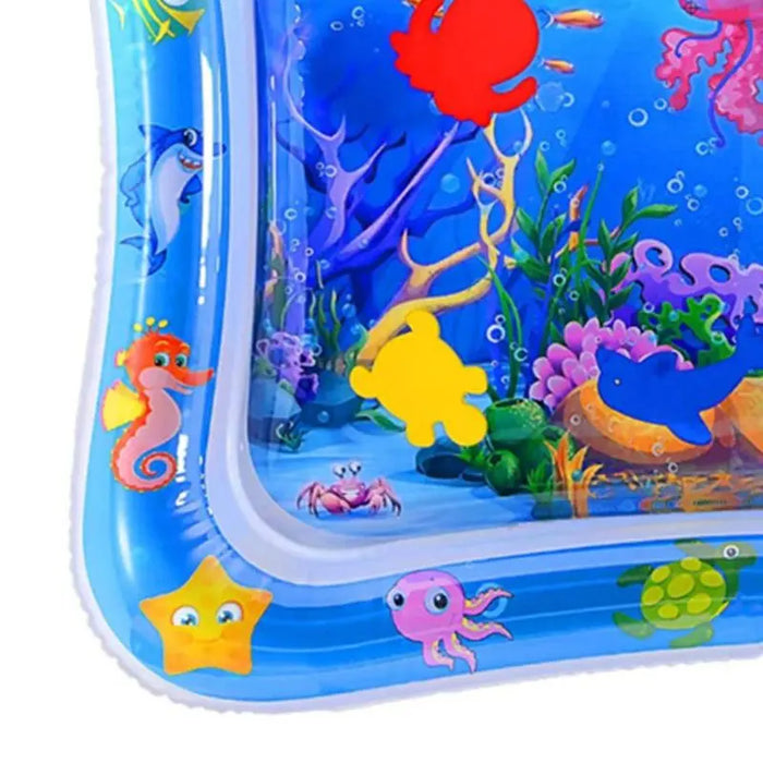 Underwater Adventure Inflatable Baby Play Mat - Fun Water Toy for Newborns and Infants