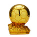 Customizable Soccer Golden Ball Trophy Award