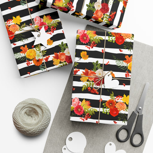 Autumn Leaves Exquisite USA-Made Gift Wrap Paper