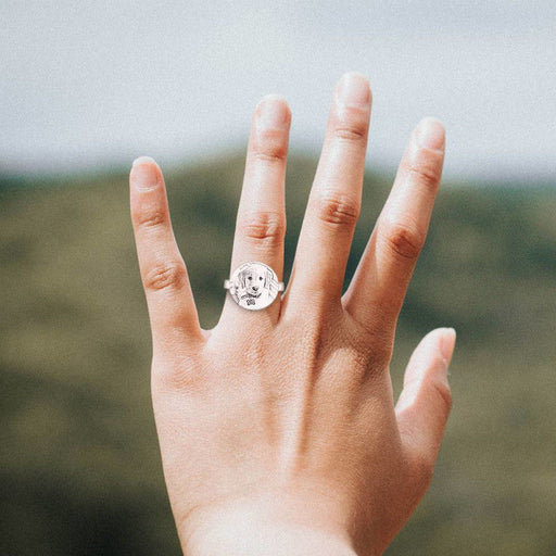 Personalized 925 Silver Pet Love Rings for All