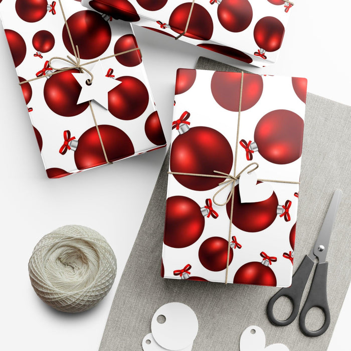 Luxurious 3D Christmas Wrapping Paper: Customizable Matte & Satin Finish