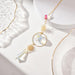 Radiant Gold Crystal Pendant Necklace - A Classic Statement of Elegance