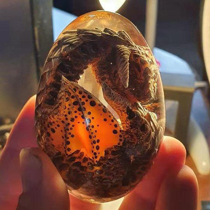 Mystical Fantasy Dragon Egg Resin Decor