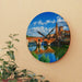 Vibrant Ponte Vecchio Pietra Wall Clocks - Stylish Designs, Easy Mounting | Diverse Sizes