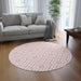 Luxurious Chenille 60" Round Rug - Elegant Home Decor Essential