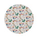 Cloudscape Round Rug - Colorful and Lively Design, High-Quality Polyester Chenille - 60" x 60"