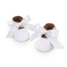 Adorable Baby Girl Crib Shoes with Butterfly Knot - Non-slip Soft Cotton Rubber First Walkers