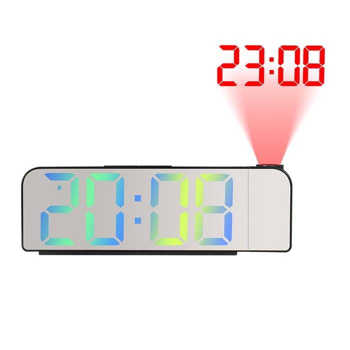 Projection Alarm Clock with LED Display and Time Projection Feature