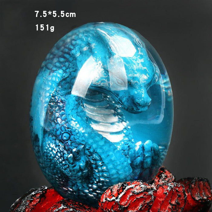 Mystical Fantasy Dragon Egg Resin Decor