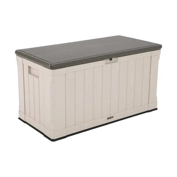 116 Gallon Stylish Desert Sand Outdoor Storage Container - Durable and Weather-Resistant