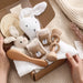 Adorable Baby Gift Set: Cotton Bath Towel, Crochet Rattle, and Accessories for Kids