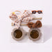 3Pcs/Set Newborn Print Bowknot Headbands and Cute Round Sunglasses