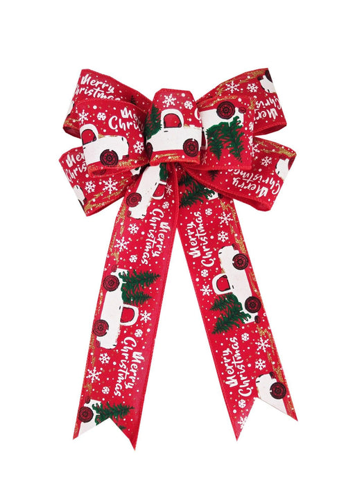 Festive Elegance Christmas Ribbon Bow Kit: Enhance Your Holiday Decorating