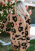 Chic Leopard Print Lounge Set: Long Sleeve Pullover and Shorts Combo