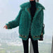 Frosty Luxe Women's Winter Coat: Exclusive Lalambswool Collection