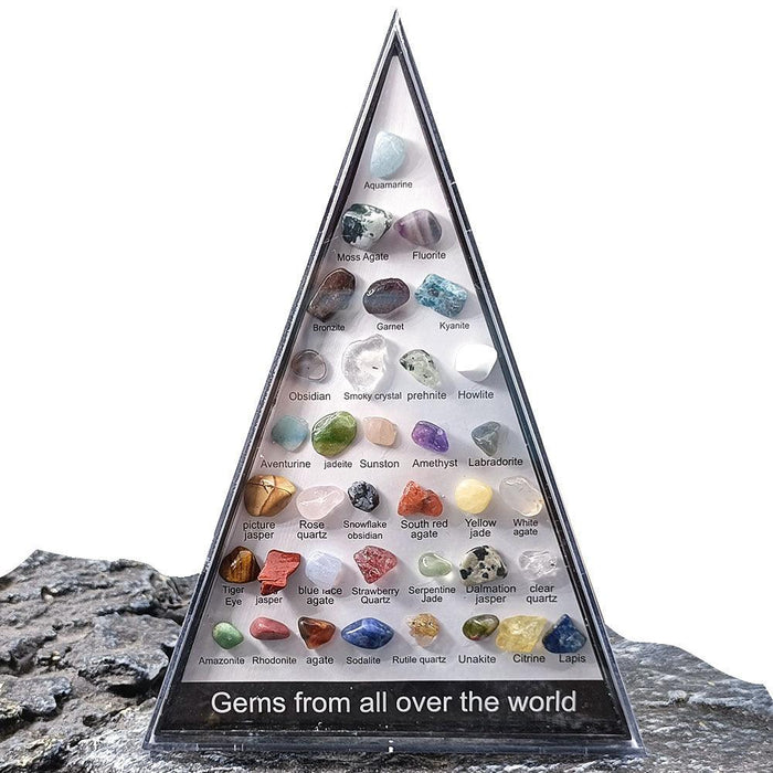 Exquisite Crystal Healing Stone Collection - 36 Distinct Polished Specimens