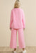 Trendy Pink Quilted Lounge Set - Elevate Your Comfort and Style