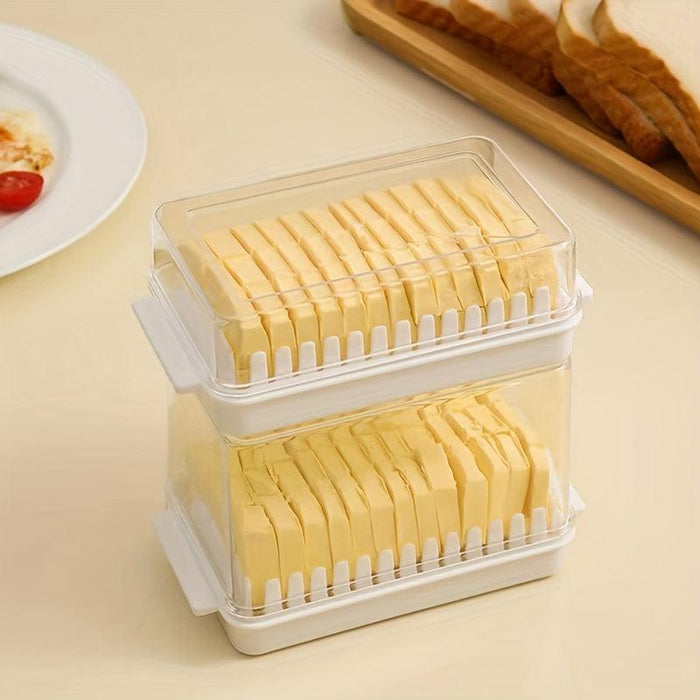 Airtight Butter & Cheese Keeper - Ideal Storage Solution for RVs and Fridge Organization