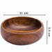 Elegant Handcrafted Acacia Wood Snack Bowl Set - 6 Unique Bowls for Serving Nuts, Fruits, and Desserts - Perfect Kitchen Addition