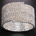 Glamorous Multilayer Silver Crystal Arm Chain Bracelet