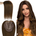 Natural-Looking 6x7 Inch Virgin Human Hair Toppers for Effortless Coverage